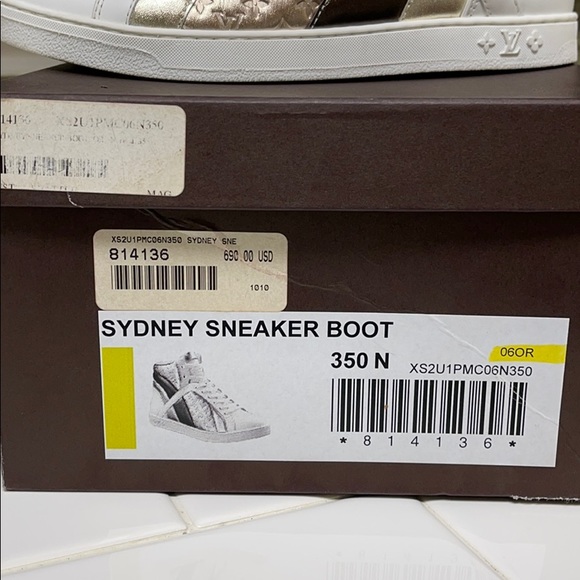 LOUIS VUITTON PARIS Sydney Sneaker Boot - Picture 6 of 10